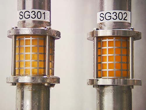 Egg mixture being processed in a pace farm facility